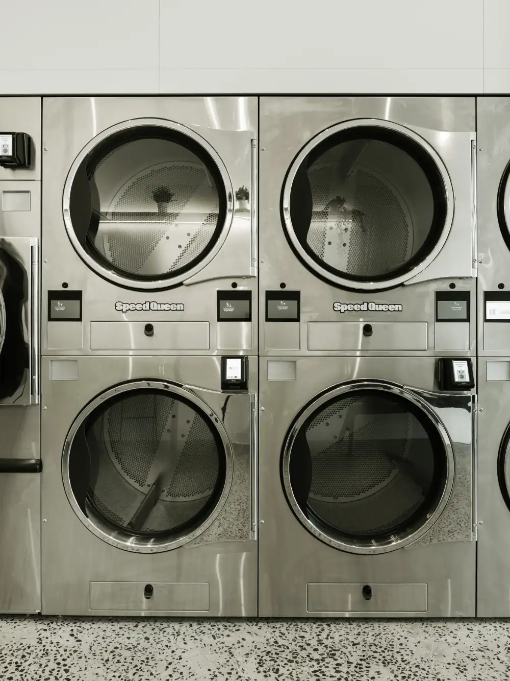 Speed Queen dryers at Fresh Lab Laundromats, Maylands, Adelaide